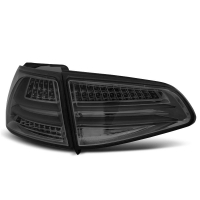 [Led Bar Hátsó lámpák Smoke Vw Golf 7 13-17]