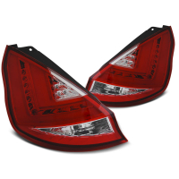 [Ford Fiesta Mk7 12-16 Hb Red White Led Bar]