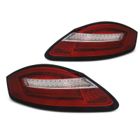 [Led hátsó lámpák piros fehér Seq Porsche Boxster 987 / Cayman 05-08]