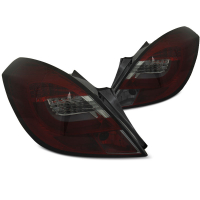 [Opel Corsa D 3d 04.06-14 Red Smoke Led Bar]