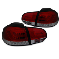 [Led Bar hátsó lámpák Red Smoke Vw Golf 6 10.08-12]