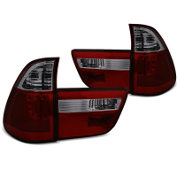 [Led Bar hátsó lámpák Piros Smoke Bmw X5 E53 09.99-10.03]