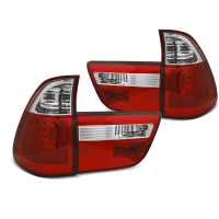 [Led Bar hátsó lámpák Piros Whie Bmw X5 E53 09.99-10.03]