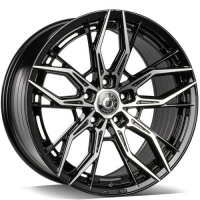 [WRATH ALLOY WHEELS WF-15 - BLACK POLISHED]