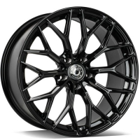 [WRATH ALLOY WHEELS WF-16 - BLACK GLOSSY]