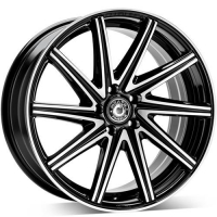 [WRATH ALLOY WHEELS WF-2 - BLACK POLISHED]