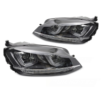 [Fényszórók light Seq Black Chrome llne Vw Golf 7 13-17]