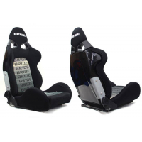 [Racing seat CUGA Bride Velvet Black Grey DAMAGED]