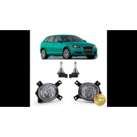 [Fog Lights Set Clear suitable for AUDI A3 (8P) Hatchback Sportback Convertible A4 B7 (8E) Sedan Avant 2004-2013]