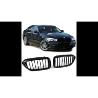 [Sport Grille Single Line Gloss Black suitable for BMW 5 (G30, F90) Sedan (G31) Touring Pre-Facelift 2017-2020]