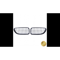 [Sport Grille Single Line Gloss Black suitable for BMW 6 (F13) Coupe (F12) Convertible (F06) Gran Coupe 2011-2018]