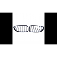 [Sport Grille Dual Line Gloss Black suitable for BMW 6 (F13) Coupe (F12) Convertible (F06) Gran Coupe 2011-2018]