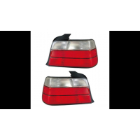 [Tail Lights Red Clear suitable for BMW 3 (E36) Sedan 1990-1998]