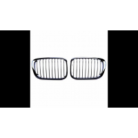 [Sport Grille Single Line Gloss Black suitable for BMW 3 (E46) Sedan Compact Touring Pre-Facelift 1998-2001]