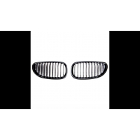 [Sport Grille Single Line Gloss Black suitable for BMW 5 (E60) Sedan (E61) Touring 2003-2010]