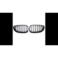 [Sport Grille Dual Line Matt Black suitable for BMW 5 (E60) Sedan (E61) Touring 2003-2010]