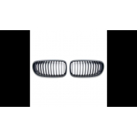 [Sport Grille Single Line Matt Black suitable for BMW 3 (E90) Sedan (E91) Touring Facelift 2008-2011]