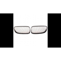 [Sport Grille Single Line Gloss Black suitable for BMW 3 (E92) Coupe (E93) Convertible Facelift 2010-2013]