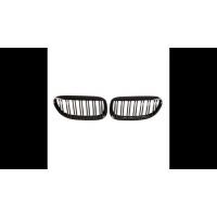 [Sport Grille Dual Line Gloss Black suitable for BMW 6 (E63) Coupe (E64) Convertible 2003-2010]