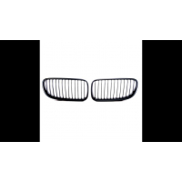 [Sport Grille Single Line Matt Black suitable for BMW 3 (E92) Coupe (E93) Convertible Facelift 2010-2013]