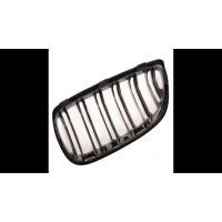 [Sport Grille Dual Line Gloss Black suitable for BMW 3 (E92) Coupe (E93) Convertible Pre-Facelift 2005-2010]