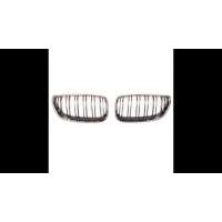 [Sport Grille Dual Line Chrome & Black suitable for BMW 3 (E92) Coupe (E93) Convertible Pre-Facelift 2005-2010]