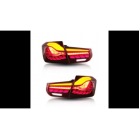 [Tail Lights Dynamic LED Red suitable for BMW 3 (F30, F80) Sedan 2013-2018]