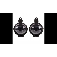 [Fog Lights Set Smoke suitable for MINI (R56) Hatchback (R58) Coupe (R57) Convertible (R59) Roadster 2006-2013]