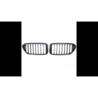 [Sport Grille Single Line Matt Black suitable for BMW 5 (G30, F90) Sedan (G31) Touring Pre-Facelift 2017-2020]