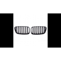 [Sport Grille Single Line Matt Black suitable for BMW X3 (E83) Facelift 2006-2010]