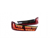 [Tail Lights Dynamic LED Red Smoke suitable for BMW 3 (G20, G80) Sedan 2018-now]