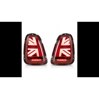 [Tail Lights LED Red suitable for MINI (R56) Hatchback (R58) Coupe (R57) Convertible (R59) Roadster Facelift 2011-2014]