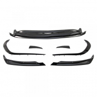 [Front Bumper Aero Kit Gloss Black suitable for MERCEDES CLA (C117, X117) Facelift 2016-2019]