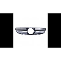 [Sport Grille Chrome & Black suitable for MERCEDES CLK (C209) Coupe (A209) Convertible 2002-2009]