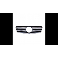 [Sport Grille Chrome & Black suitable for MERCEDES E-Class (W211) Sedan (S211) T-Model Pre-Facelift 2002-2006]