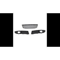 [Front Bumper Mesh Grilles Set suitable for VW POLO (9N) Facelift 2006-2009]