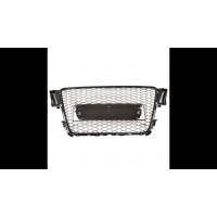 [Sport Grille All Gloss Black suitable for AUDI A5 (8T) Coupe Convertible Sportback Pre-Facelift 2007-2011]