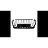 [Sport Grille All Gloss Black suitable for AUDI A5 (F5) Coupe Sportback Convertible Pre-Facelift 2016-2019]