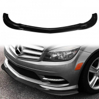 [Sport Front Spoiler Lip Gloss Black suitable for MERCEDES C-Class (W204) Sedan (C204) Coupe (S204) T-Model Facelift 2011-2014]