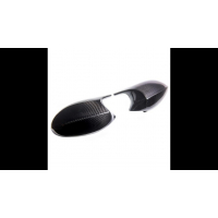 [Side Mirror Cover Set Carbon Fiber look suitable for BMW 1 (E81, E82, E87, E88) 3 (E90, E91, E92, E93) Facelift 2010-2012]