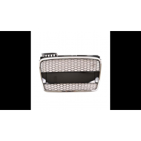 [Sport Grille Chrome & Gloss Black suitable for AUDI A4 B7 (8E) Sedan Avant 2004-2008]