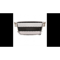 [Sport Grille Chrome & Gloss Black suitable for AUDI A4 B8 (8K) Sedan Avant Pre-Facelift 2008-2012]