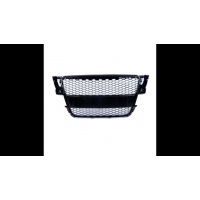 [Sport Grille All Gloss Black suitable for AUDI A5 (8T) Coupe Convertible Sportback Pre-Facelift 2007-2011]