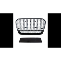 [Sport Grille All Gloss Black suitable for AUDI A6 C7 (4G) Sedan Avant Pre-Facelift 2011-2015]