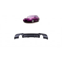 [Sport Rear Spoiler Diffuser Matt Black suitable for BMW 3 (E90) Sedan (E91) Touring 2004-2011]