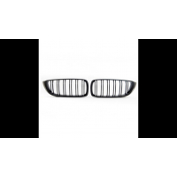 [Sport Grille Single Line Matt Black suitable for BMW 4 (F32, F82) Coupe (F33, F83) Convertible (F36) Gran Coupe 2013-2021]