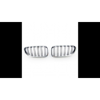 [Sport Grille Dual Line Chrome & Black suitable for BMW 6 (F13) Coupe (F12) Convertible (F06) Gran Coupe 2011-2018]