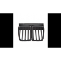 [Sport Grille Single Line Matt Black suitable for BMW 3 (E30) Sedan Touring Convertible 1987-1994]