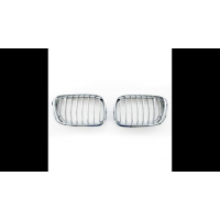 [Sport Grille Single Line All Chrome suitable for BMW X5 (E53) Pre-Facelift 1999-2003]