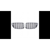 [Sport Grille Dual Line Chrome & Black suitable for BMW 2 (F22) Coupe (F23) Convertible 2013-2021]